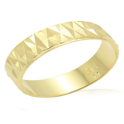 JCE981 Gold Brass Ring with No Stone